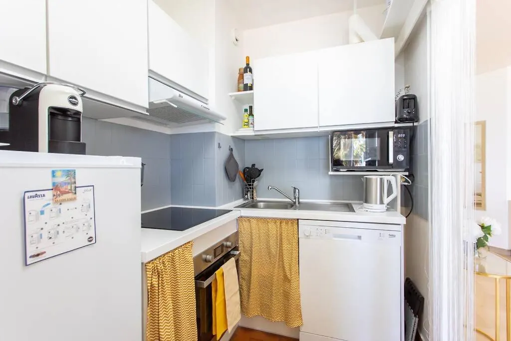 Apartament C4 - 1 Bdr Facing Sea & Beach - Parking, Tennis & Wifi Cannes Francja